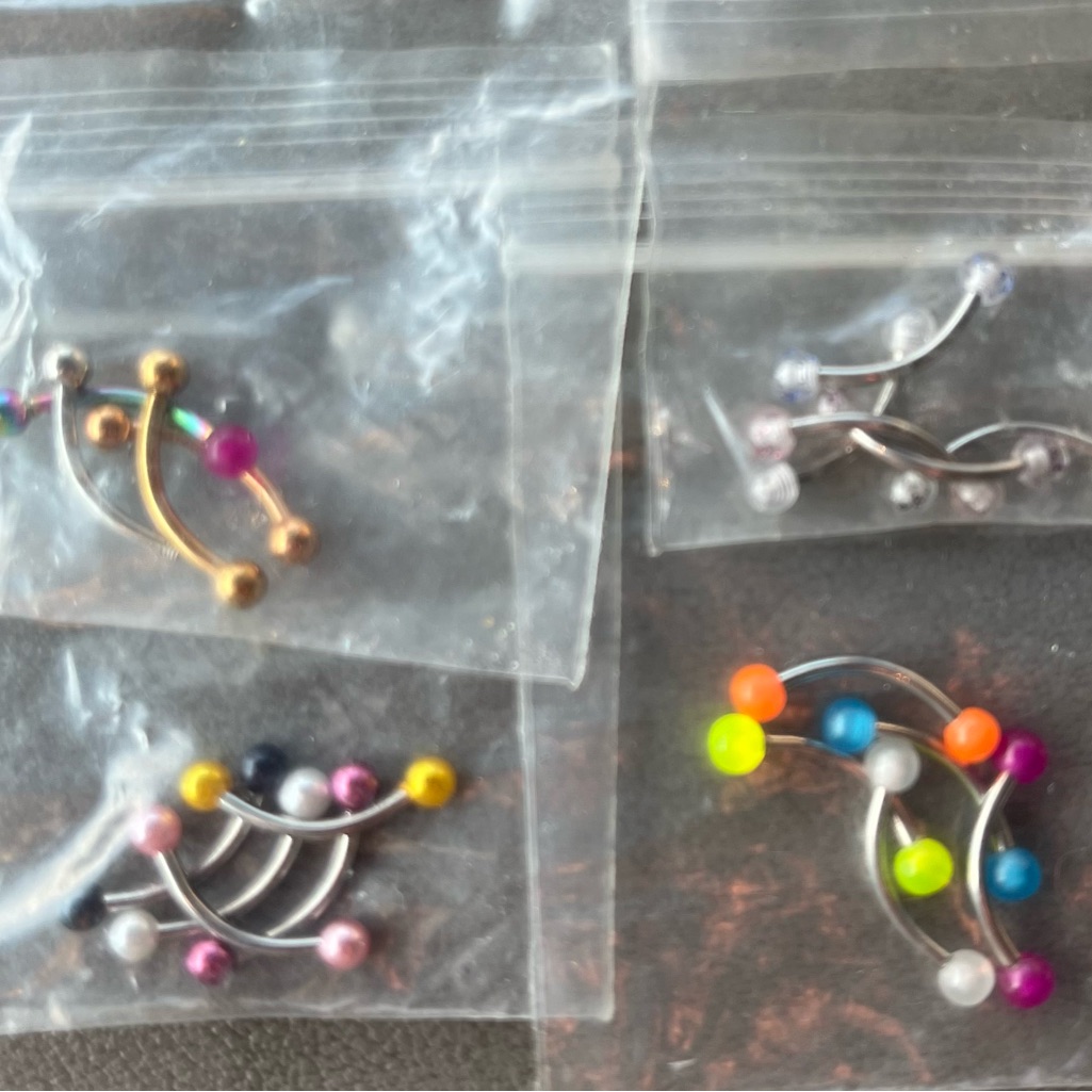 Nib Bundle Of Eyebrow Rings